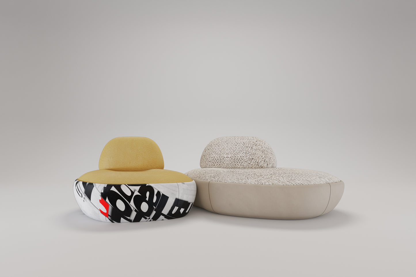 Bolla Isola 泡泡島奶油風沙發