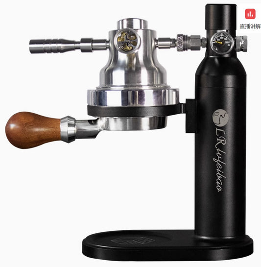 LR 戶外露營攜帶式 氣泵半自動濃縮咖啡機