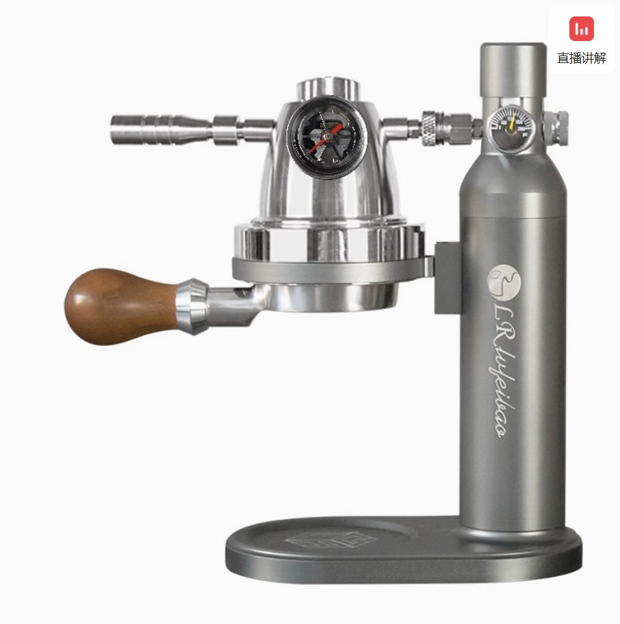 LR 戶外露營攜帶式 氣泵半自動濃縮咖啡機