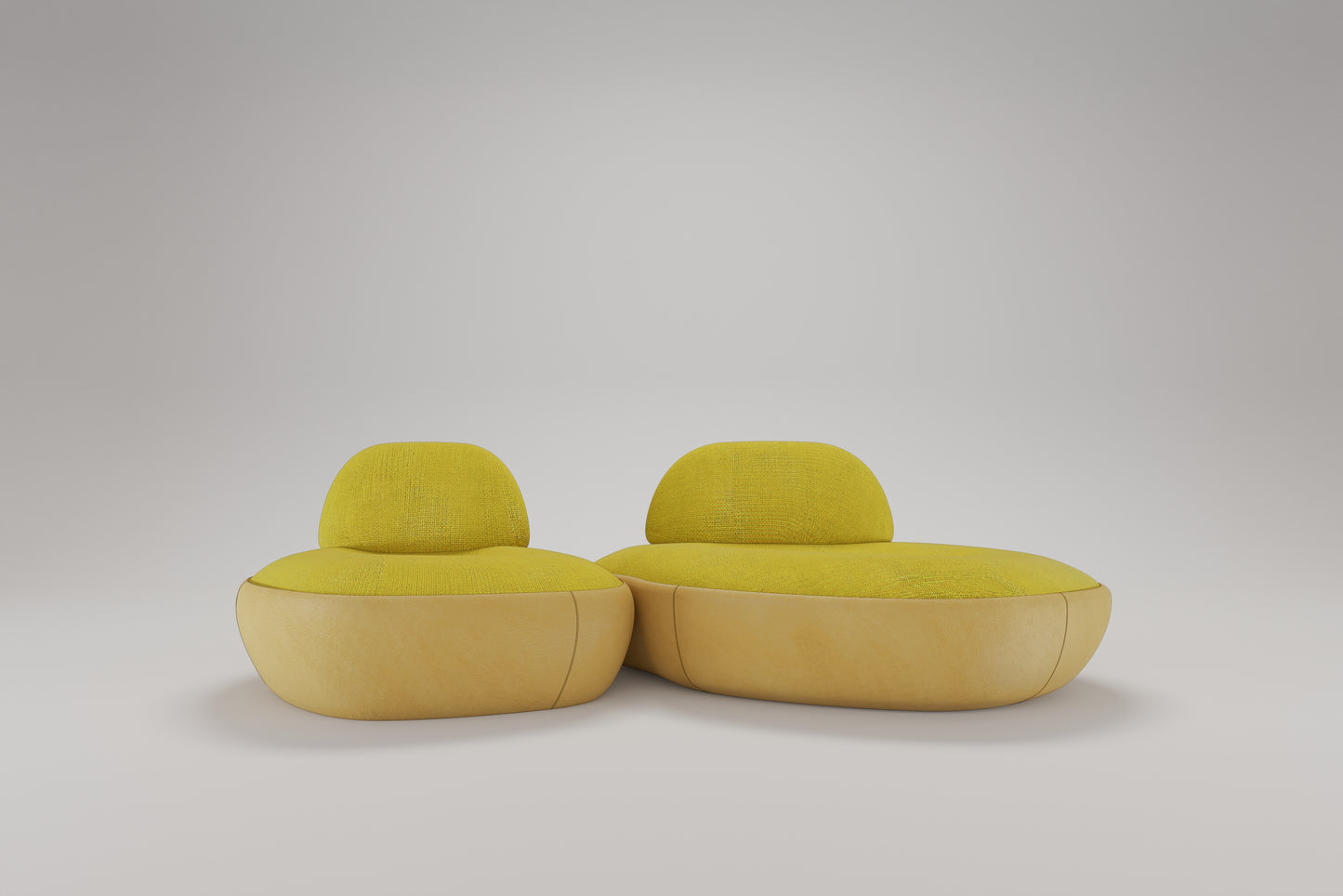 Bolla Isola 泡泡島奶油風沙發