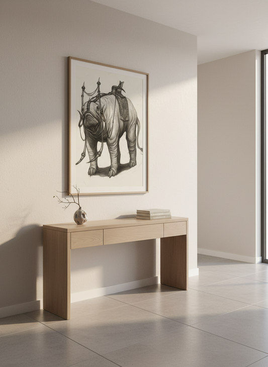 奇幻魔法繪本系列 旅途中的巨象 Giant elephants on the road