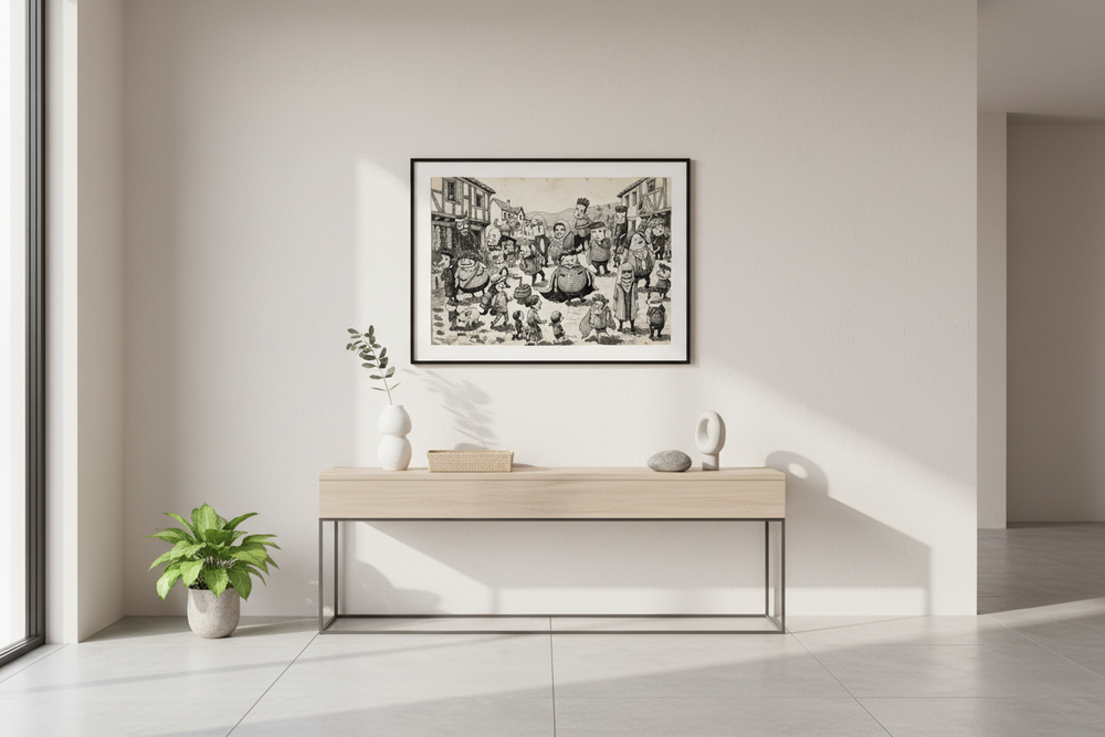 奇幻魔法繪本系列 村景 Village Scene