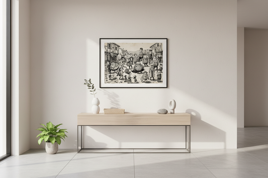 奇幻魔法繪本系列 村景 Village Scene