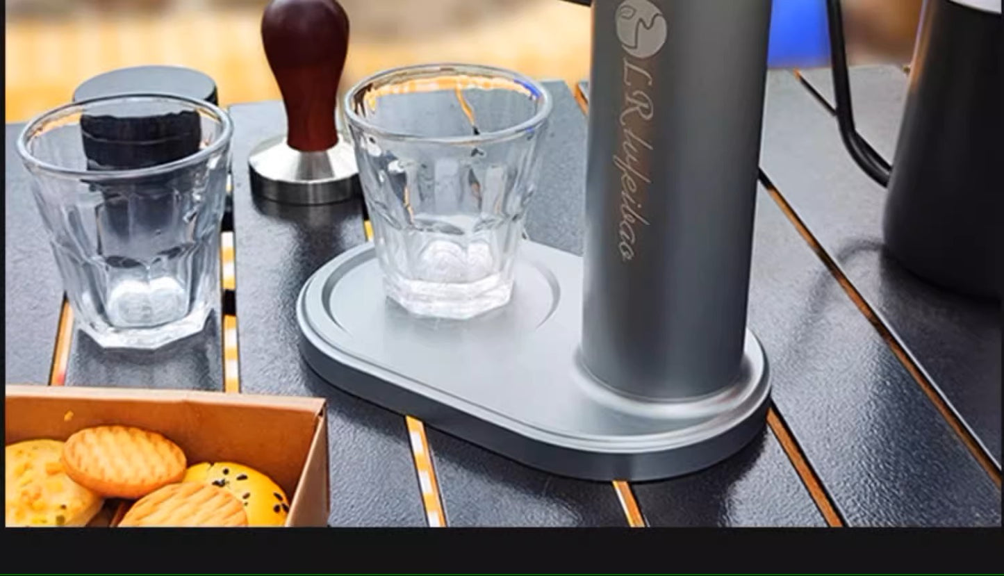 LR 戶外露營攜帶式 氣泵半自動濃縮咖啡機