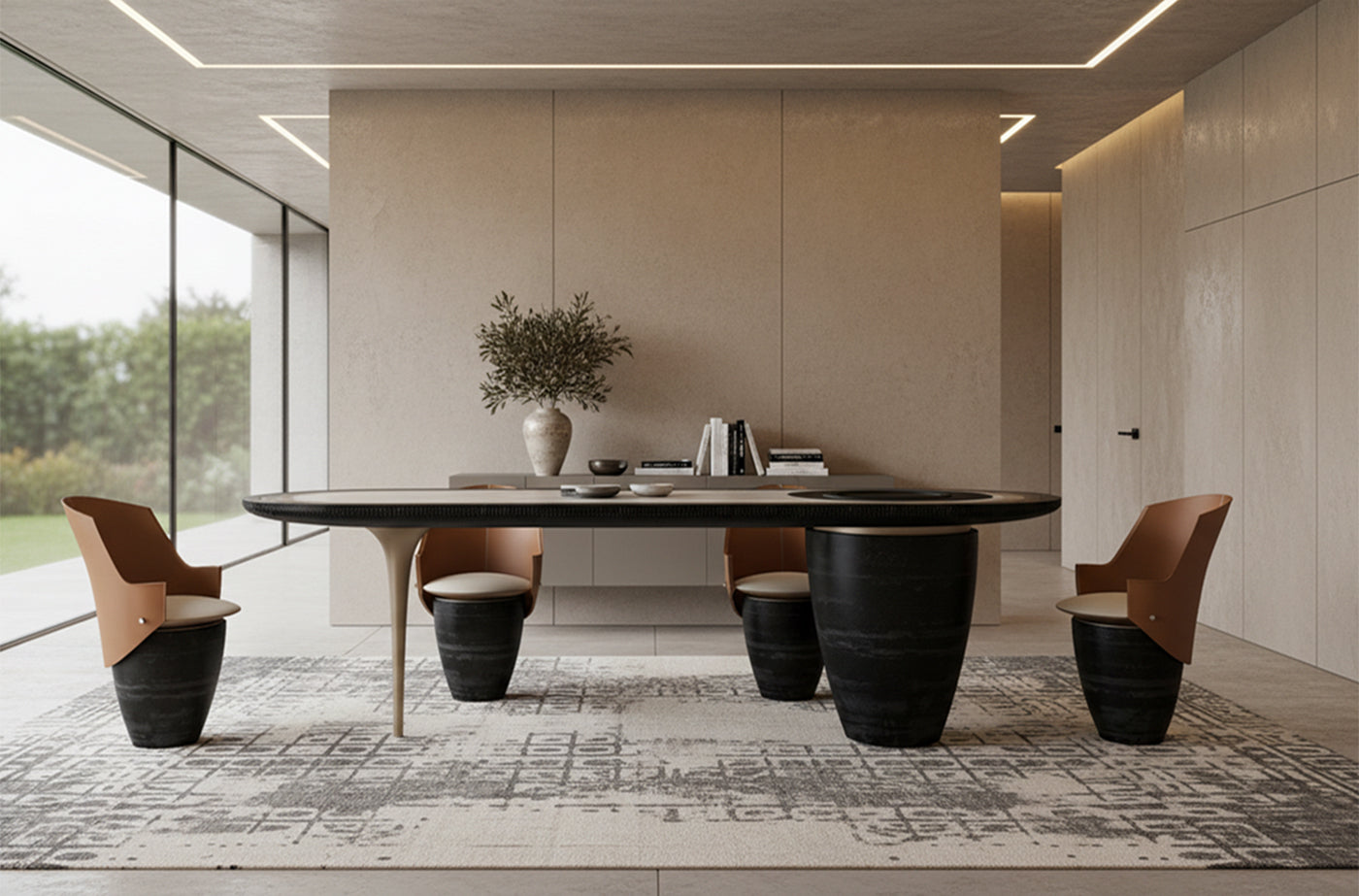 Multy Round 幾何圓餐桌