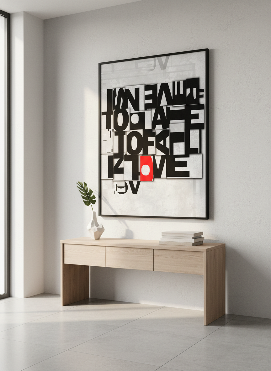 塗鴉字母 Is never too late to fall in love