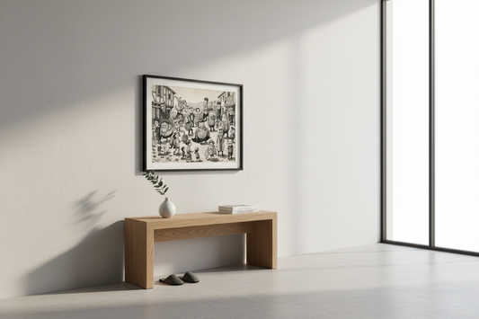 奇幻魔法繪本系列 村景 Village Scene