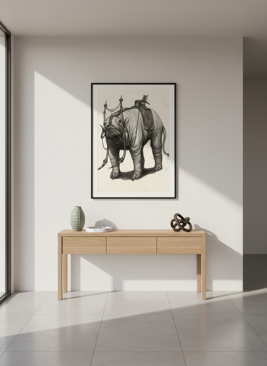 奇幻魔法繪本系列 旅途中的巨象 Giant elephants on the road