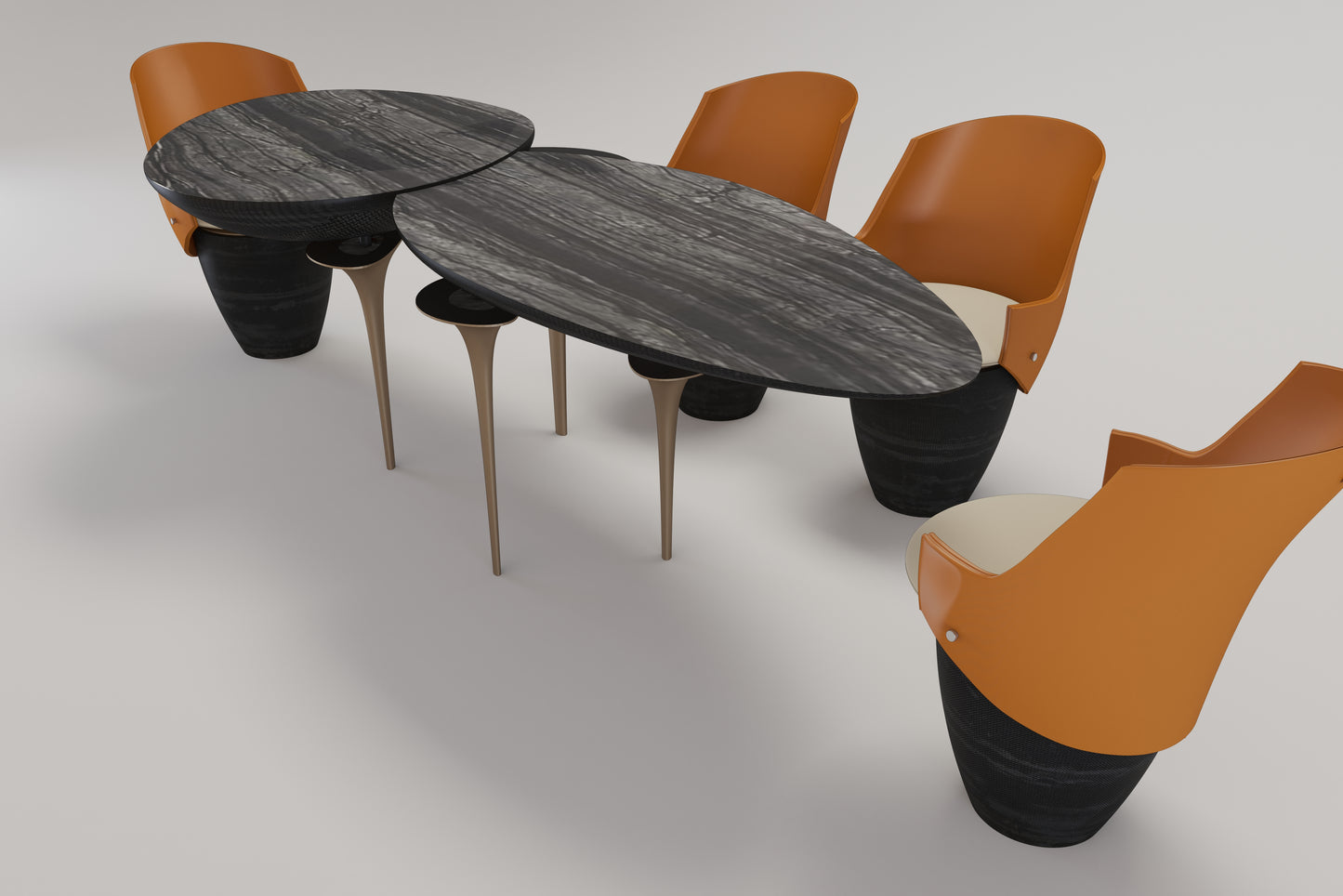 Lemna 浮萍藝術餐桌