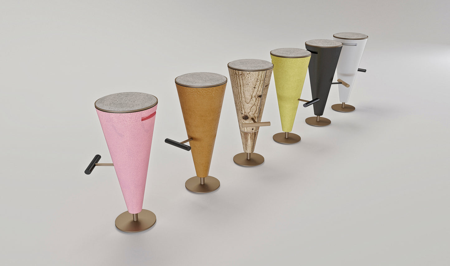 Ice Creamer 甜筒吧檯椅