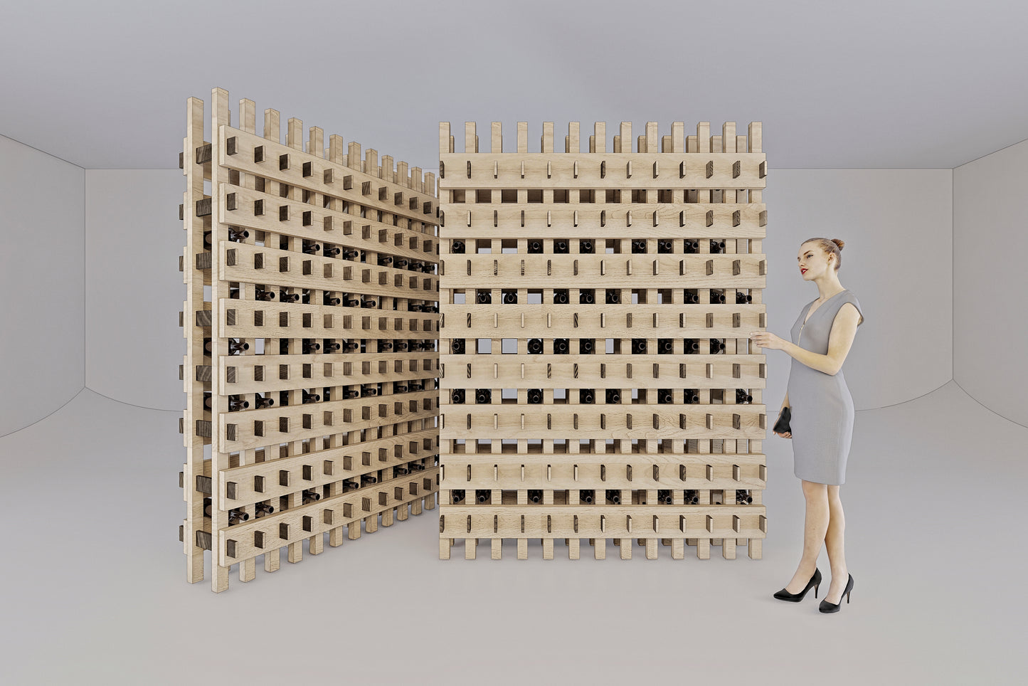 Vino Stand B 藝術酒架 B