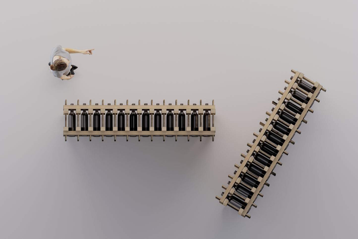 Vino Stand B 藝術酒架 B