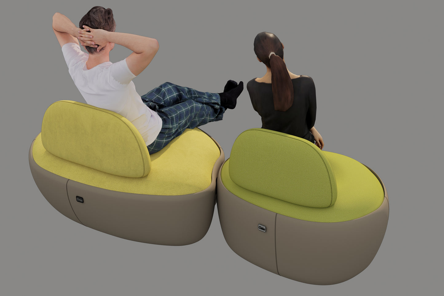 Bolla Isola 泡泡島奶油風沙發