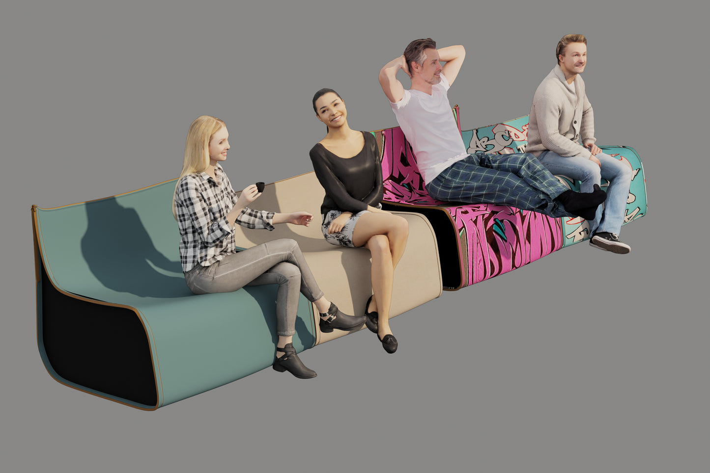 Cubo Mucca 牛立方潮流沙發