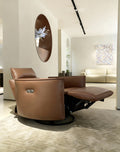 沉睡貴族  Leopold Lounge Chair 全皮電動旋轉躺椅