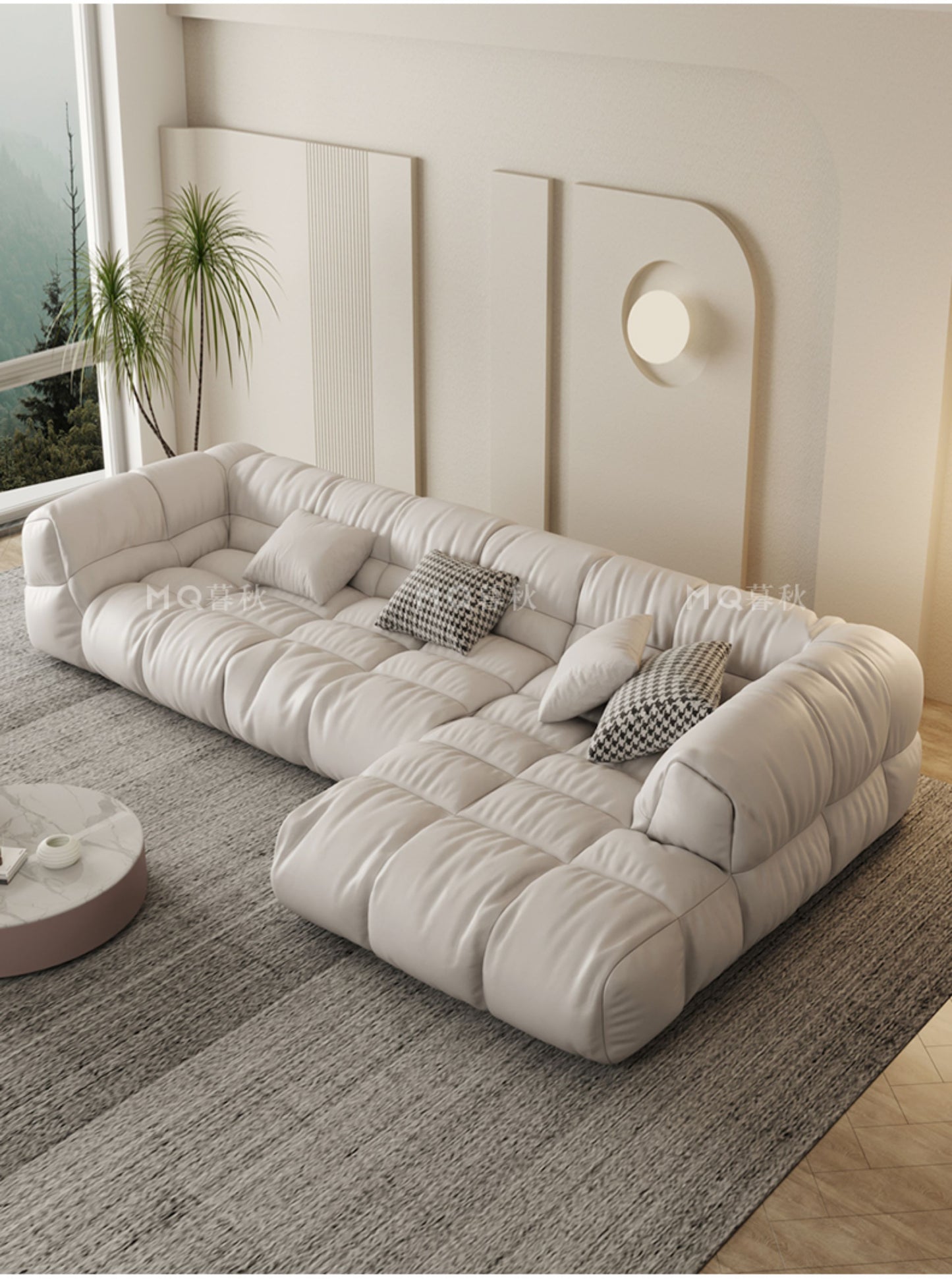 雲朵泡芙 Cloud Puff Sofa (貓抓皮)