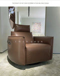 沉睡貴族  Leopold Lounge Chair 全皮電動旋轉躺椅