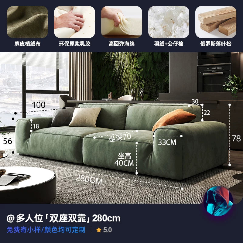 現代簡約沙發布套可拆洗防貓抓磨砂麂皮絨布藝沙發客廳貴妃組合（10）