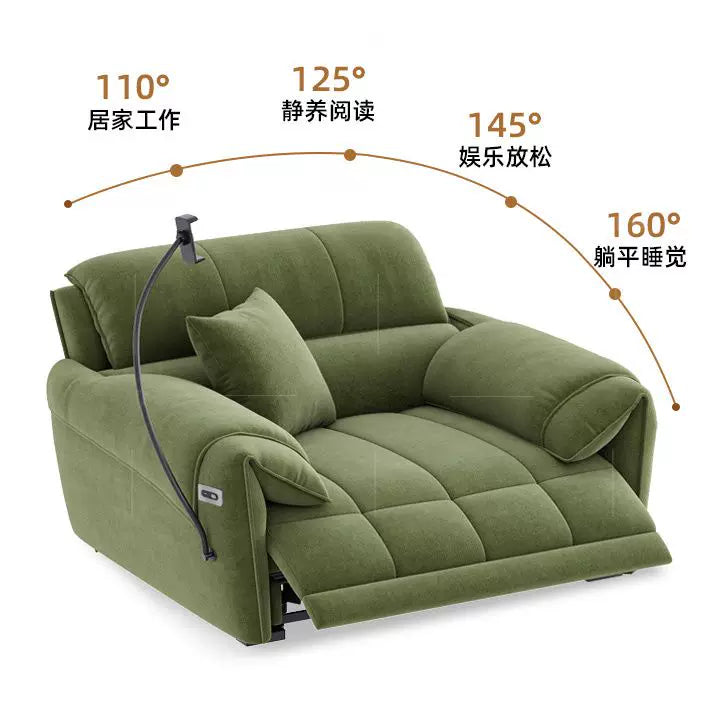 慢慢（Man Man）多功能零靠牆電動沙發 可翻蓋茶几貓抓布（9）
