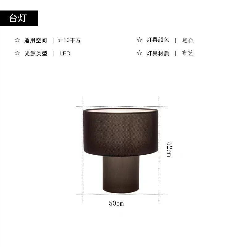 意大利設計師落地燈客廳臥室酒店樣板房裝飾擺件立式燈具布藝檯燈（8）