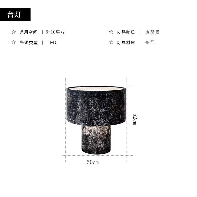意大利設計師落地燈客廳臥室酒店樣板房裝飾擺件立式燈具布藝檯燈（9）