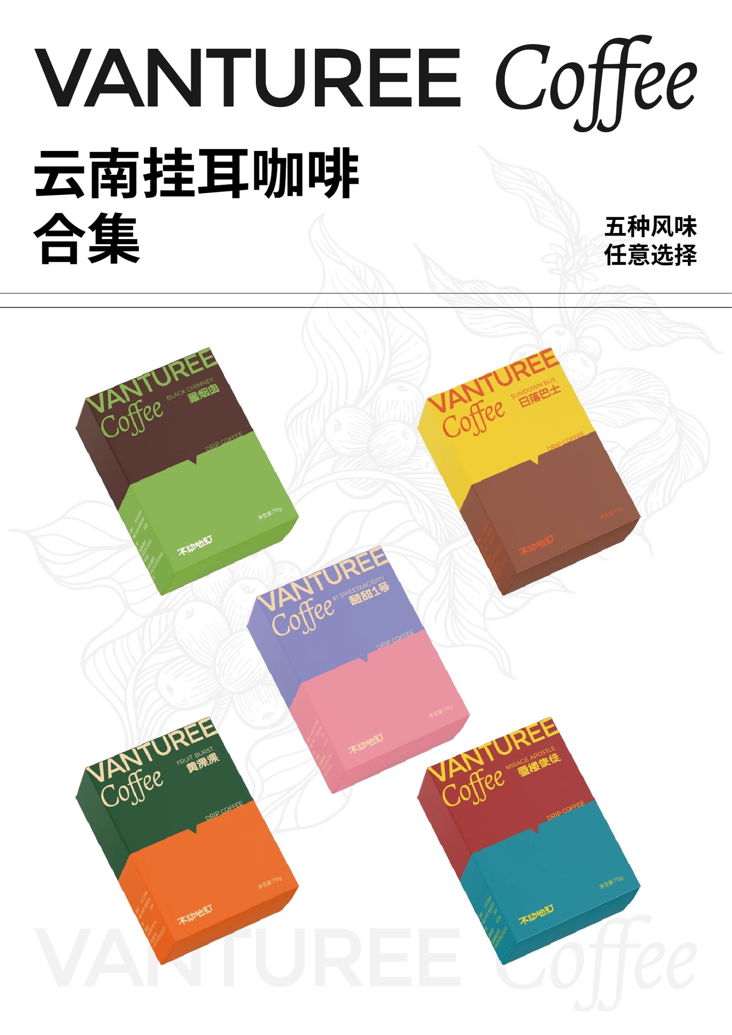 VANTUREE 雲南掛耳咖啡合集