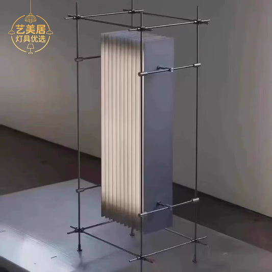 極簡工業風氛圍感客廳落地燈咖啡廳沙發旁設計師書房茶室馬紮燈具（2）
