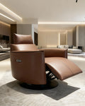 沉睡貴族  Leopold Lounge Chair 全皮電動旋轉躺椅