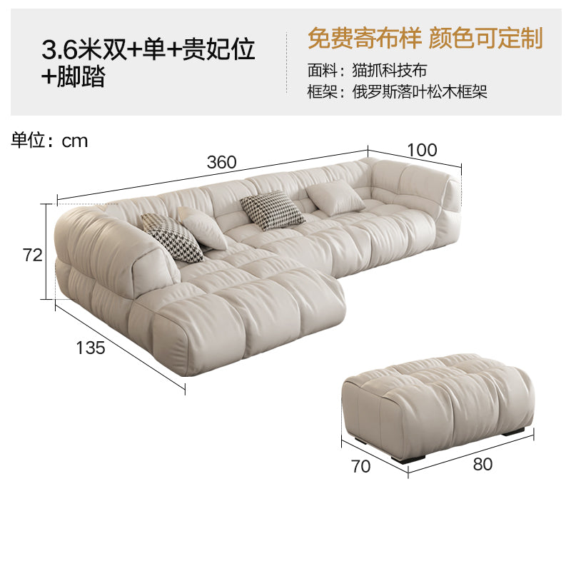 雲朵泡芙 Cloud Puff Sofa (貓抓皮)